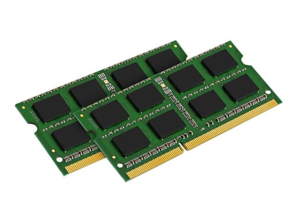 Kingston ValueRAM - DDR3 - kit - 16 GB: 2 x 8 GB - SO-DIMM 204-pin - 1600 MHz / PC3-12800 - CL11 - 1.5 V - unbuffered - non-ECC