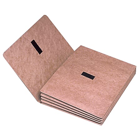 SKILCRAFT® Expanding Wallet Folder, 1 Pocket, Expansion 3-1/2", 8 1/2" x 11", Letter, 30 % Recycled, Red, Pack of 1