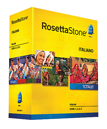 Rosetta Stone® V4 Italian Level 1 - 3 Set, For PC/Apple® Mac®, Traditional Disc