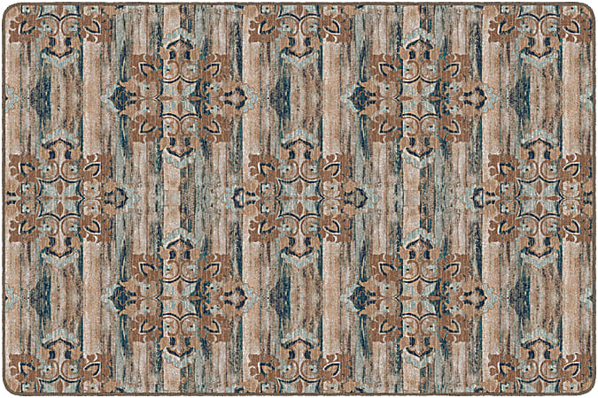 Flagship Carpets Franklin Rectangular Rug, 72" x 108", Blue
