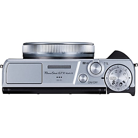 Canon PowerShot G7 X Mark III 20.1 Megapixel Compact Camera Silver 1 Sensor  Autofocus 3 Touchscreen LCD 4.2x Optical Zoom 4x Digital Zoom Optical IS  5472 x 3648 Image 3840 x 2160