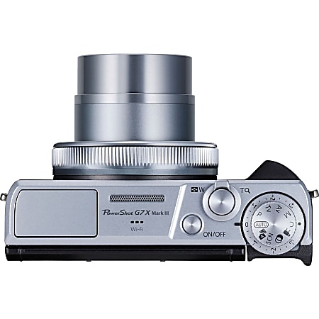 Canon PowerShot G7 X Mark III 20.1 Megapixel Compact Camera Silver