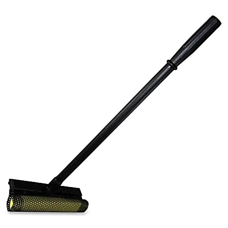 Impact Window Cleaning Sponge Squeegee - 8" Blade - 20" Polypropylene Handle - Black, Yellow