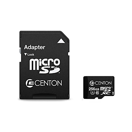 Centon MicroSDXC Flash Card, 256GB