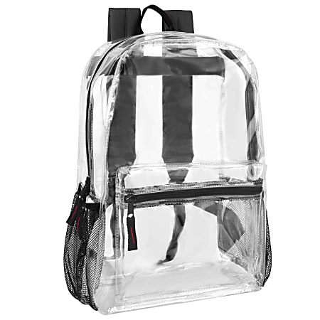 Trailmaker Backpack, Clear/Black Trim