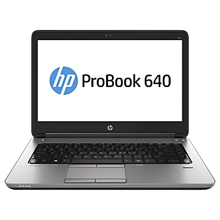 HP ProBook 640 G1 14" LCD Notebook - Intel Core i5 (4th Gen) i5-4210M Dual-core (2 Core) 2.60 GHz - 4 GB DDR3 SDRAM - 500 GB HDD - Windows 7 Professional 64-bit upgradable to Windows 8.1 Pro - 1600 x 900