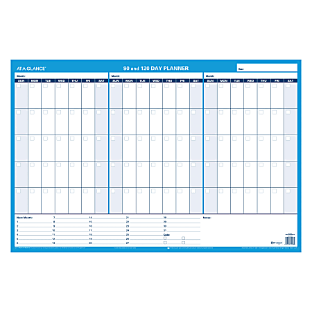 SwiftGlimpse 48x72 XXL Undated Wall Calendar – Reusable, Erasable, Laminated, Yearly Planner, Made In USA