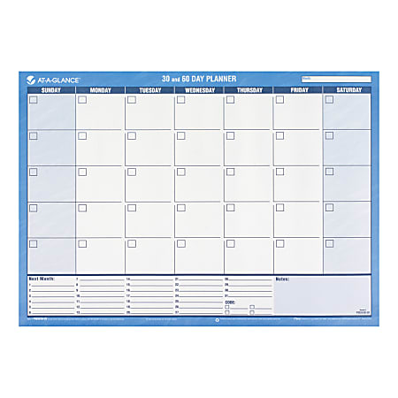 AT-A-GLANCE® Undated Monthly Wall Planner, 24" x 17", 30% Recycled