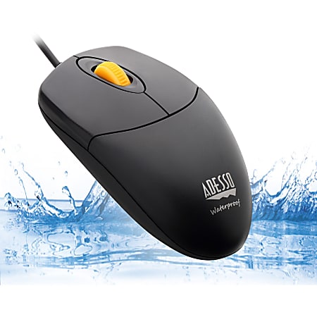 Adesso® iMouse W3 USB Waterproof Optical Mouse With