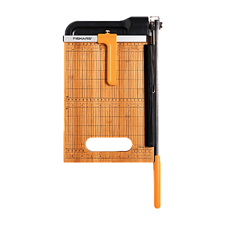 Fiskars® Bypass Bamboo Trimmers, 15", Gray/Orange