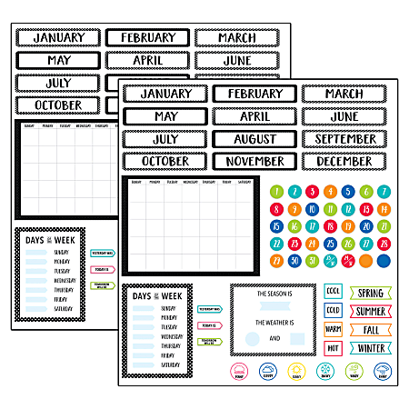 Creative Teaching Press® Farm Friends Core Décor Calendar Sets, Pack Of 2 Sets