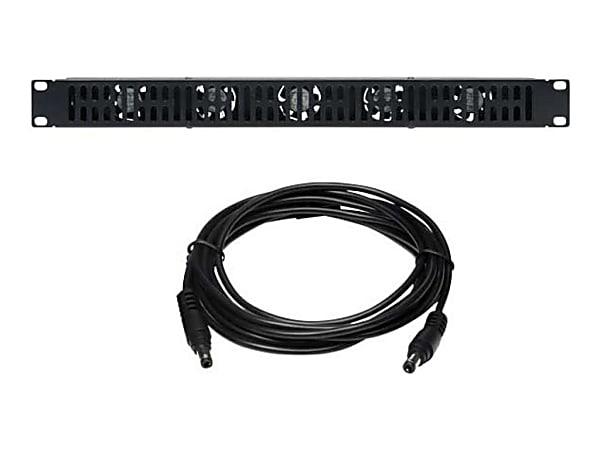 Sanus Component Series CAFC01 - Rack fan panel - black - 1U - 19"