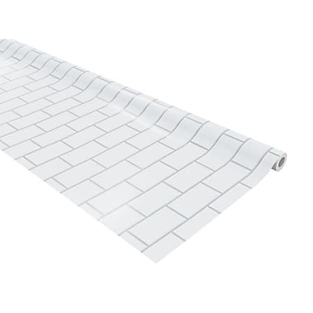 Pacon® Fadeless Bulletin Board Art Paper, White Subway Tile, 48" x 50'