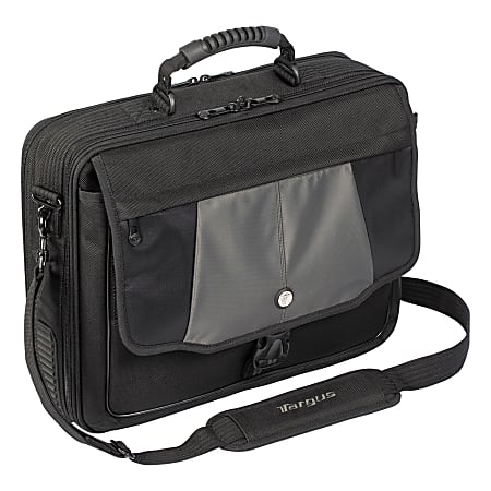 Targus® 17" Platinum Blacktop Deluxe Notebook Case, Black