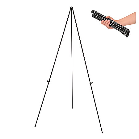 14" High Tabletop Instant Display Easel, Small Desktop Steel Easel
