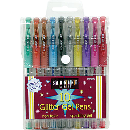 Scented Glitter Gel Pencil Grip, #3237