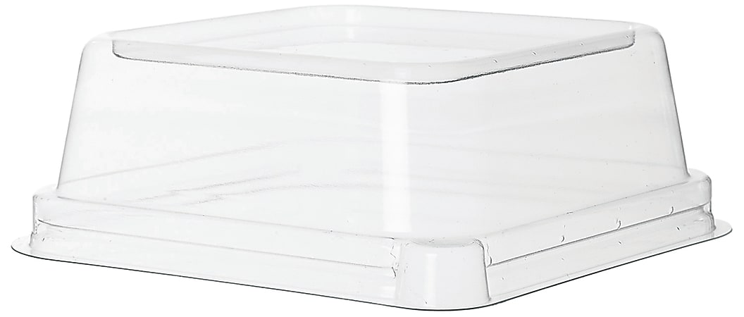 Eco-Products WorldView Square Lids, 5", 100% Recycled, Clear, Pack Of 400 Lids