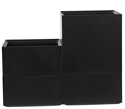 Bostitch® Konnect 3-Piece Stackable Storage Cup Set, Black