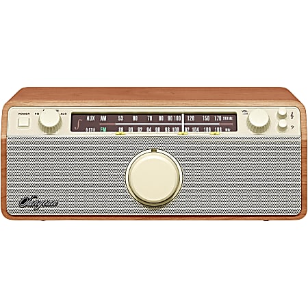 Sangean WR-12 AM / FM / AUX-In / Analog Wooden Cabinet Receiver