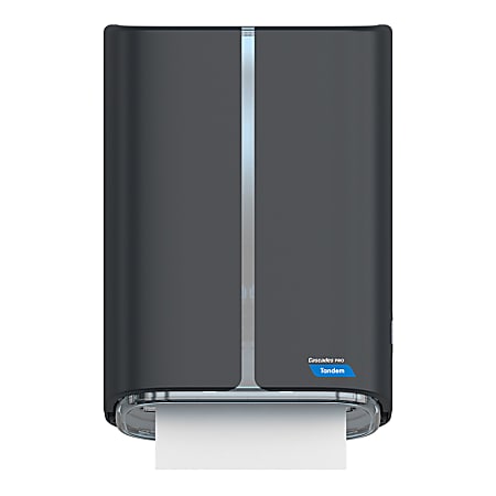 Cascades® Tandem®+ Mechanical No-Touch Hand Towel Dispenser, PRO, Gray
