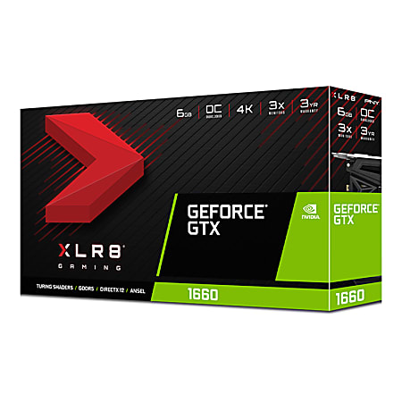 PNY GeForce GTX 1660 Series 6GB GDDR5 XLR8 Gaming Graphics Card