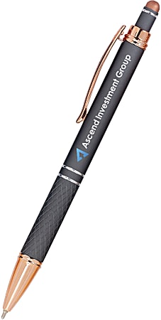 Custom Full Color Crossgate Promotional Stylus Pen, Assorted Colors