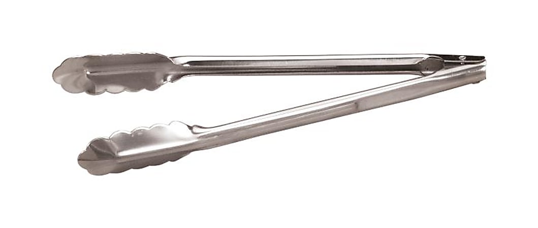 Vollrath Utility Tongs, 16", Stainless Steel