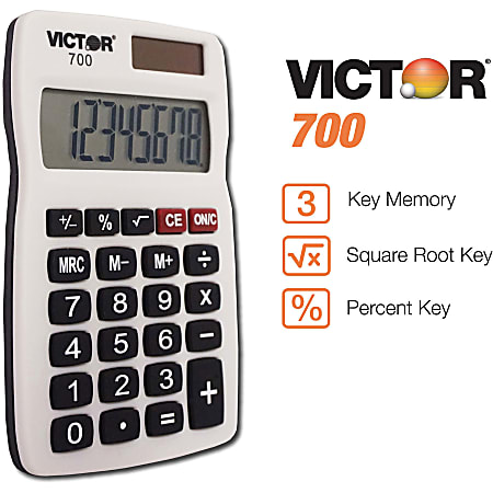 Easy To Read 8 Digit Display Battery Incl. Big Button Large Desk Calculator 