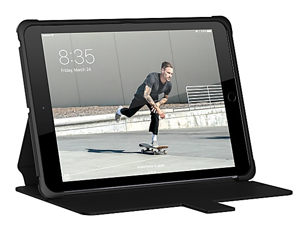 UAG Rugged Case for iPad 9.7 (2017 5th Gen & 2018 6th Gen) - Case for tablet - rugged - midnight - for Apple 9.7-inch iPad (5th generation, 6th generation)