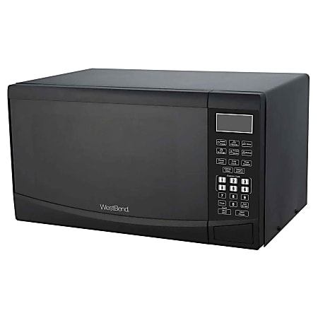 West Bend 0.9 Cu. Ft. 900W Microwave Oven, Black