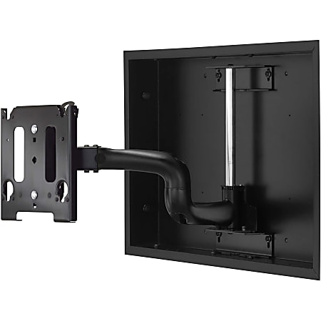 Chief Medium 22" Display Wall Mount - Display Arm Mount - For Flat Panel Displays - Black - Mounting component (swing arm) - for flat panel - screen size: up to 65" - in-wall mounted