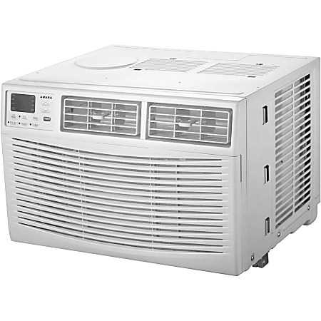 Amana Energy Star Window-Mounted Air Conditioner With Remote, 8,000 Btu, 13 5/16"H x 18 5/8"W x 17"D, White