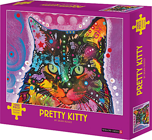 Willow Creek Press 1,000-Piece Puzzle, Pretty Kitty