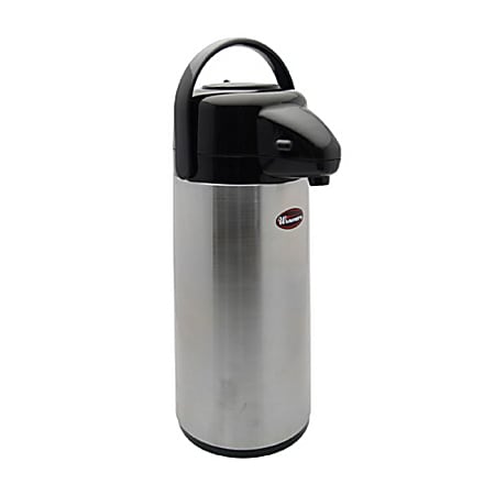 2.2 Liter Airpot Thermal Coffee Carafe Lever Action Stainless Steel Insulated