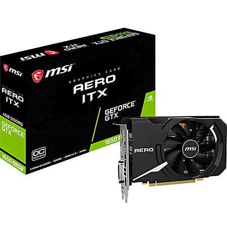 MSI NVIDIA GeForce GTX 1650 Super Graphic Card - 4 GB GDDR6 - 1.74 GHz Boost Clock - 128 bit Bus Width - PCI Express 3.0 x16 - DisplayPort - HDMI - DVI