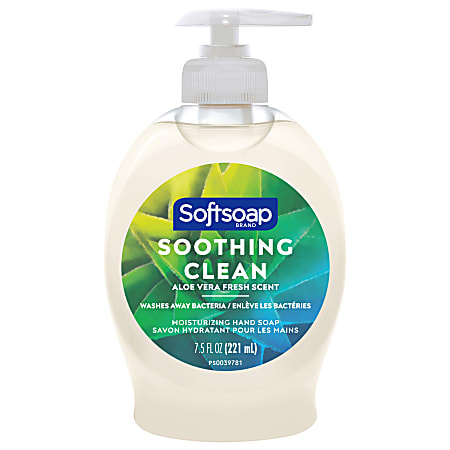 Softsoap® Moisturizing Liquid Hand Soap With Aloe, Unscented, 7.5 Oz Pump Bottle