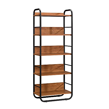 Sauder® Union Plain 60&quot;H 5-Shelf Bookcase, Prairie Cherry