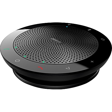 Jabra Speak 510 UC Speakerphone - Wired/Wireless Bluetooth - Skype for Business - 4 Meeting Persons Capacity - Omni-directional Microphone(s) - Black