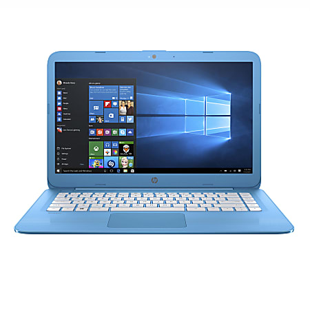 HP Stream 14-cb170nr Laptop, 14" Screen, Intel® Celeron®, 4GB Memory, 64GB eMMC, Windows® 10 S
