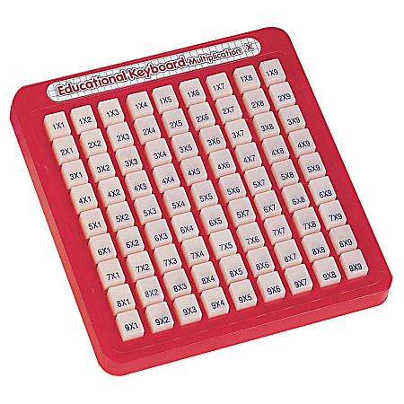 Small World Toys Math Keyboard, Multiplication, Grades Pre-K-12