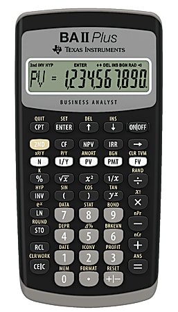 Texas Instruments® BA II Plus Financial Calculator