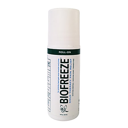 BioFreeze Roll-On Cold Therapy Pain Reliever, 3 Oz