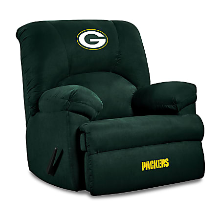 Imperial NFL GM Microfiber Recliner Accent Chair, Green Bay Packers, Green