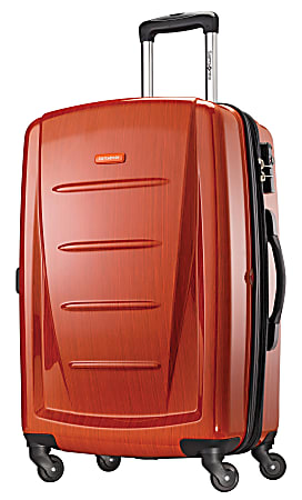 Samsonite® Winfield 2 Polycarbonate Rolling Spinner, 28"H x 19"W x 12"D, Orange