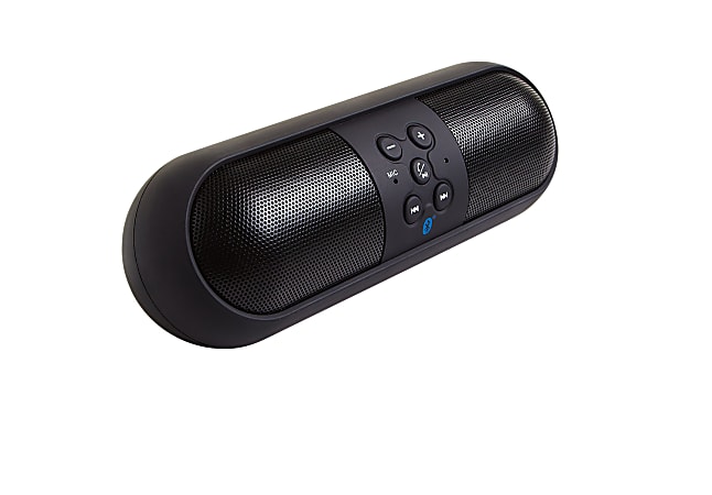 Craig Bluetooth Speaker, Small, 3.62"H x 9.13"W x 3.78"D, Black, CMA3569
