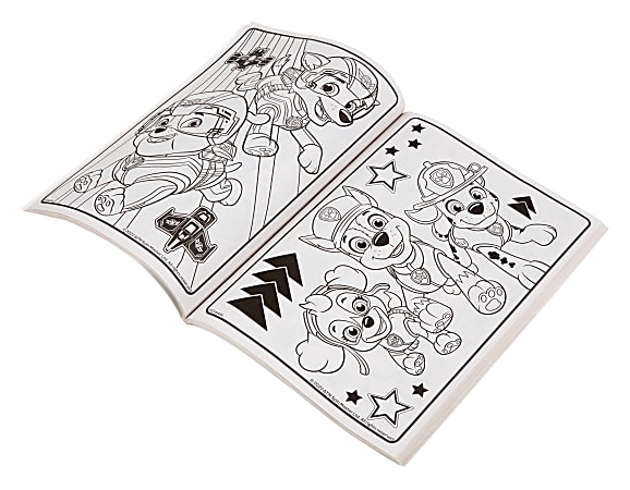 Paw Patrol Coloring Book with Stickers, 96 Pgs, Crayola.com