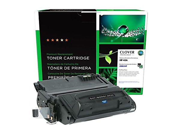 Clover Imaging Group™ Remanufactured Black Extra-High Yield Toner Cartridge Replacement For HP 42A, Q5942A