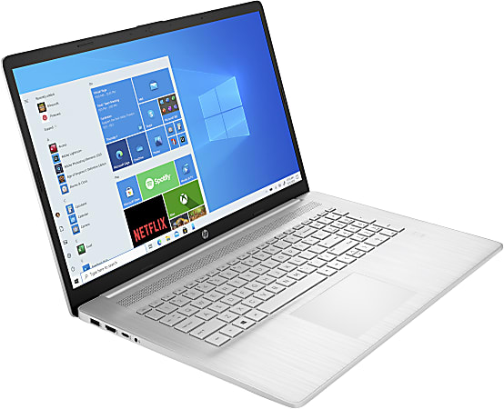HP 17-cp0124od Laptop, 17.3" Screen, AMD Ryzen 3, 8GB Memory, 256 Solid State Drive, Wi-Fi 6, Windows® 10, 33K73UA#ABA