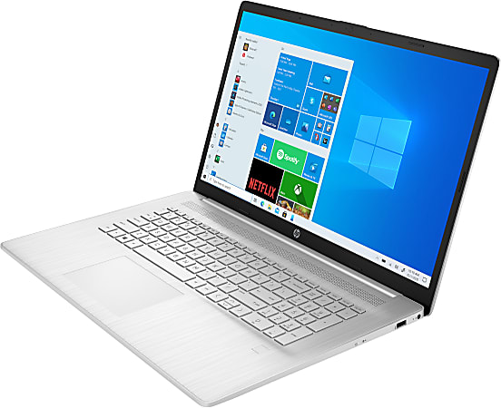 HP 17-cp0124od Laptop, 17.3" Screen, AMD Ryzen 3, 8GB Memory, 256 Solid State Drive, Wi-Fi 6, Windows® 10, 33K73UA#ABA