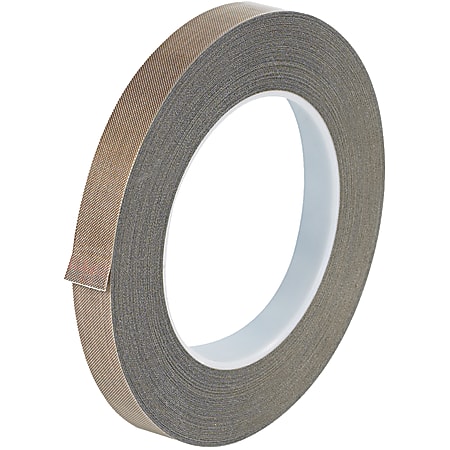 Office Depot® Brand PTFE Glass Cloth Tape, 3 Mils, 3" Core, 0.38" x 108', Brown